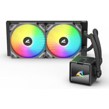 Sharkoon Fan Sıvı Soğ. Amd/ıntel Argb S50 Argb Black