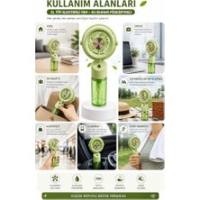 Mini El Tipi Fan Su Buharlı Serinletici Fan, USB Type-C Şarjlı, 3 Kademeli Hız Ayarlı, Taşınabilir Elektrikli Fan, Nemlendirici Püskürtmeli Portatif Fan, Ofis, Seyahat, Araç ve Günlük Kullanım Için