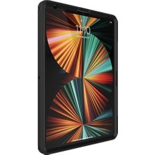 iPad Pro 12.9" (3. Nesil 2018/4. Nesil 2020/ 5. Nesil 2021/6. Nesil 2022) Defender Kılıf, Entegre Ekran Koruyuculu Ultra Sağlam Kılıf, Askeri Standartlara Göre 2 Kez Test Edilmiştir, Siyah