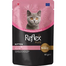 Usm Reflex Plus Sos Içinde Parça Kuzu Etli Yru Kedi Konservesi 85GR