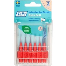 X-Soft 0.5 mm - Kırmızı Diş Arayüz Fırçası (1x 6 Adet)