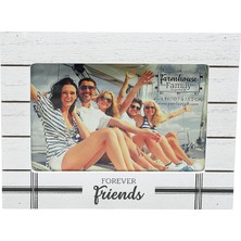 - 10,16 cm x 15,24 cm Fotoğraf - Forever Friends - 19,05 cm x 15,24 cm Mdf Kendinden Ayakta Duran Resim Çerçevesi