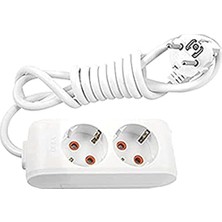 Multi-Let 2li Topraklı Kablolu Ç.k 3mt Priz