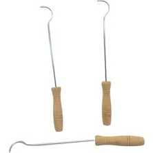 Metal Soba Kapak Açacağı - Ahşap Saplı - Güvenli Kullanım