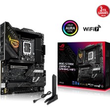 Egecen Asus Rog Strıx Z890-H Gamıng Wıfı, 9066MHZ, 4xddr5, 4x M.2, Hdmı, Dp, Type-C, Wi-Fi 7, Bluetooth 5.4, Intel Core Ultra Cpu(Seri 2), LGA1851 Soket, Gaming Anakart