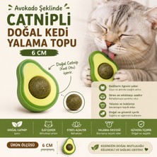 Usm Okado Şeklinde Catnipli Doğal Kedi Yalama Topu 6 cm