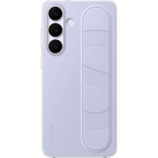 Galaxy S25 Fe Standlı Kordonlu Silikon Kılıf, Açık Mavi