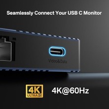 Acasıs Çift Monitör Yerleştirme Istasyonu, HDMI 4K @ 60 Hz, 14'ü 1 Arada Dizüstü Bilgisayar Yuvası, 10 Gbit/s (Usb-C Video + Veri, 3 x USB C, USB A) Ethernet, 100 W Pd, Sd/tf, 3,5 mm Ses, Siyah