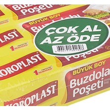 3'lü Çok Al Az Öde Ekonomik Paket Büyük Boy 60'lı Buzdolabı Poşeti, Sızdırmaz & Bpa Içermez Gıda Saklama Torbası, Et, Tavuk, Balık, Sebze, Meyve, Çorba, Sos, Peynir, Kuruyemiş, Sandviç