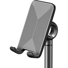 TB-7821 Telefon ve Tablet Için Teleskopik Masaüstü Tutucu-Siyah