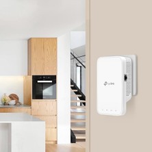 RE330 Wlan Amplifikatör Tekrarlayıcı AC1200 (867 Mbps 5 Ghz + 300 Mbps 2.4 Ghz, Wifi Amplifikatör, Uygulama Kontrolü, Sinyal Gücü Göstergesi, Tüm Wlan Cihazlarıyla Uyumlu, Ap Modu)