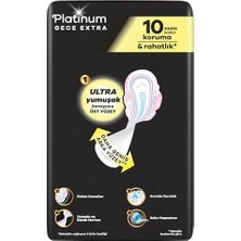 Platinum Hijyenik Ped Gece Ekstra (Boy 4) 20 Adet Ped