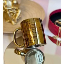 Travel Journal Tasarımlı Gold Kupa
