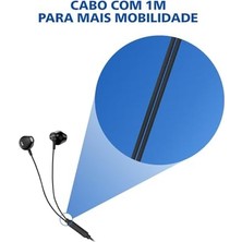 TAUE101BK Mikrofonlu Kulakiçi Kulaklık 3.5mm Jack Girişli