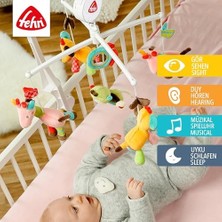 Fehn Müzik Mobil Safari - Sevimli Hayvanlı Bebek Uyku Yardımı - Bebek Mobil Müzik Kutusu Melodi - 0-5 Ay Arası Bebekler Için Müzik Mobil Bebek Yatağı Oyuncak