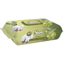 Doğal Zeytinyağlı ve Pamuklu Islak Bebek Havlusu 3X90 (270 Yaprak)