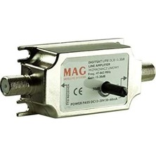Mag Ayarlı Hat Kuvvetlendirici Inlıne Amplıfıer (10-30DB)