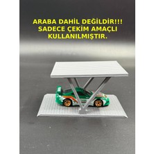3D Atelier 1/64 Ölçek Tekli Araç Sergileme Standı - Parke Taş Zeminli Diorama