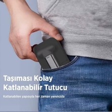 Katlanabilir Masaüstü Telefon Standı Siyah