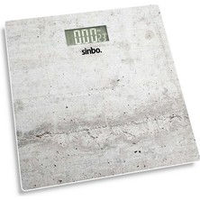 Sinbo Dijital Tartı - Beyaz Renk - 180 kg Maks Kapasite - LCD Ekran