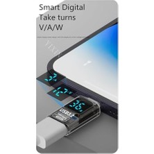 Revolution Type C To USB 3.2 Dönüştürücü 36W Hızlı Şarj 10GBPS Veri Transferi Dijital Ekran Otggm