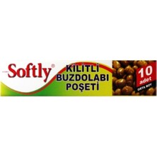 Kilitli Buzdolabı Poşeti - 10'lu Paket - Orta Boy