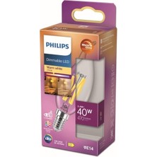Lighting 871951432437400 LED Eek D (A - G) E14 Mum Şeklinde 3.4W = 40W Sıcak Beyaz (Ø x U) 35MM