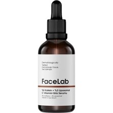Facelab Morluk Şişlik Göz Altı Torbalanma ve Koyu Halka Karşıtı Kafein Yüzde Beş Göz Çevresi Serumu 30 ml