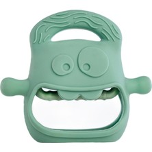 Koyu Yeşil Bebek Silikon Diş Kaşıyıcı