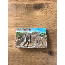Antik Tiyatro Temalı Dekoratif Buzdolabı Magneti, El Yapımı 3D Kabartmalı Turistik Hediyelik Eşya