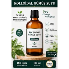 E.M.S Kolloidal Gümüş Suyu 180 PPM / 100 ML İÇİLEBİLİR GÜMÜŞ SUYU.