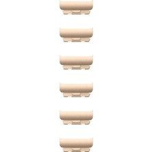 Apple Watch Band - 46 mm Baklalı Model Altın Rengi Bilezik Kiti