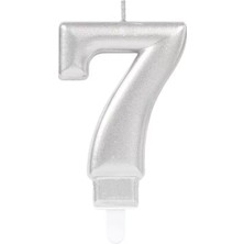 Uslucan Alışveriş 7 Rakam Mum Gümüş Renk
