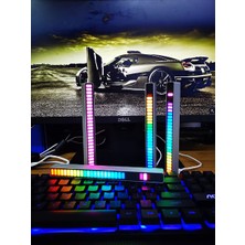 Rgb Sese Duyarlı Taşınabilir Ekolayzer LED Çubuk
