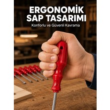 Usm Çelik 7'li Tornavida Seti Ergonomik Sap Profesyonel Kullanım