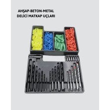 Usm Kapsamlı Matkap Ucu Seti Organizer Kutulu Ahşap Metal Beton Delme Yeni Nesil