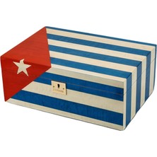 Lubinski Cuba Flag Lake Humidor 50S