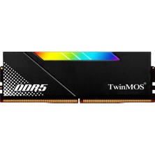 Egecen Twinmos TMD516GB6000URGB36B, Voltx, 16GB,  Ddr5, 6000MHZ, CL36, 1.35V, Rgb, Desktop Ram (Soğutuculu)