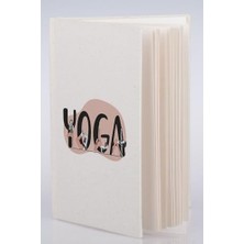 Yoga Eğitmenine Hediye 100 Yaprak (200 Sayfa) Çizgisiz Kanvas Defter - Not Defteri