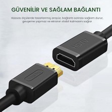 4K 60Hz Dişi Erkek HDMI 2.0 Uzatma Kablosu 2 Metre