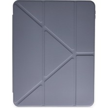 Bezos iPad Air 4 10.9 Kılıf Kalemlikli Mars Tablet Kılıfı - Lavender