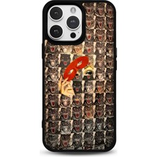Modiwa Design iPhone 15 Uyumlu Desenli Glossy Parlak Yüzey Silikon Telefon Kılıfı
