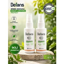 Defans Sinek Kovucu Vücut Losyon Sprey 50 ml 2'li Set