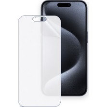 Schitec Apple iPhone 15 Pro Uyumlu Ön Yüzey Nano Şeffaf Hidrojel Ekran Koruyucu