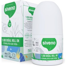 Siveno %100 Doğal Roll-On Aloe Deodorant Ter Kokusu Önleyici Bitkisel Lekesiz Vegan 50 ml