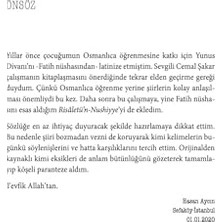 Risaletü’n-Nushiyye ve Divan
