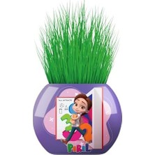 Yuup Pırıl Temalı Çim Adam 6'lı Set – Çocuklar Için Eğitici ve Eğlenceli Bitki Yetiştirme Kiti