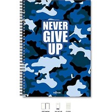 A4 Defter Çizgili 200 Syf Never Energy