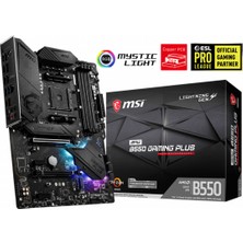 MSI Msı Mpg B550 Gamıng Plus Ddr4 4400OCMHZ Atx Am4