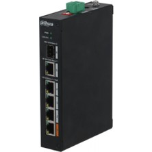 Dahua PFS3106-4ET-60 4 Port 4xfe-2xfe Yönetilemez 60W Poe Switch
